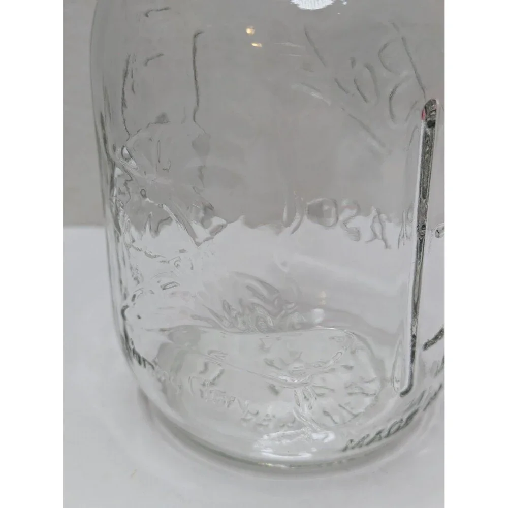 Ball Mason Canning Jar MORNING GLORY Flower Pint Special Edition 1970s Vintage